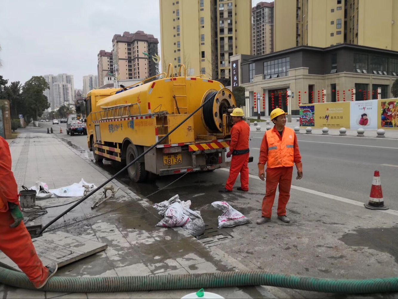 建德排污管道清淤-管道清洗